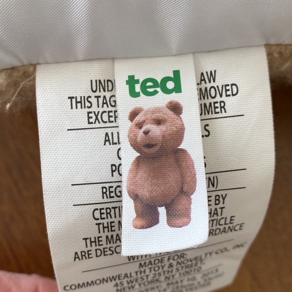 Ted Movie Talking Plush Pillow *Adult Language - Picture 6 of 11